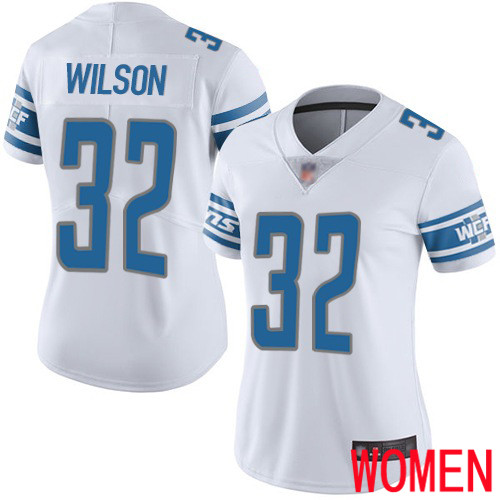Detroit Lions Limited White Women Tavon Wilson Road Jersey NFL Football 32 Vapor Untouchable